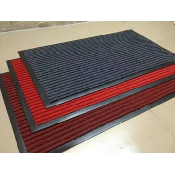 ribbed surface polyester carpet pvc backing door mats